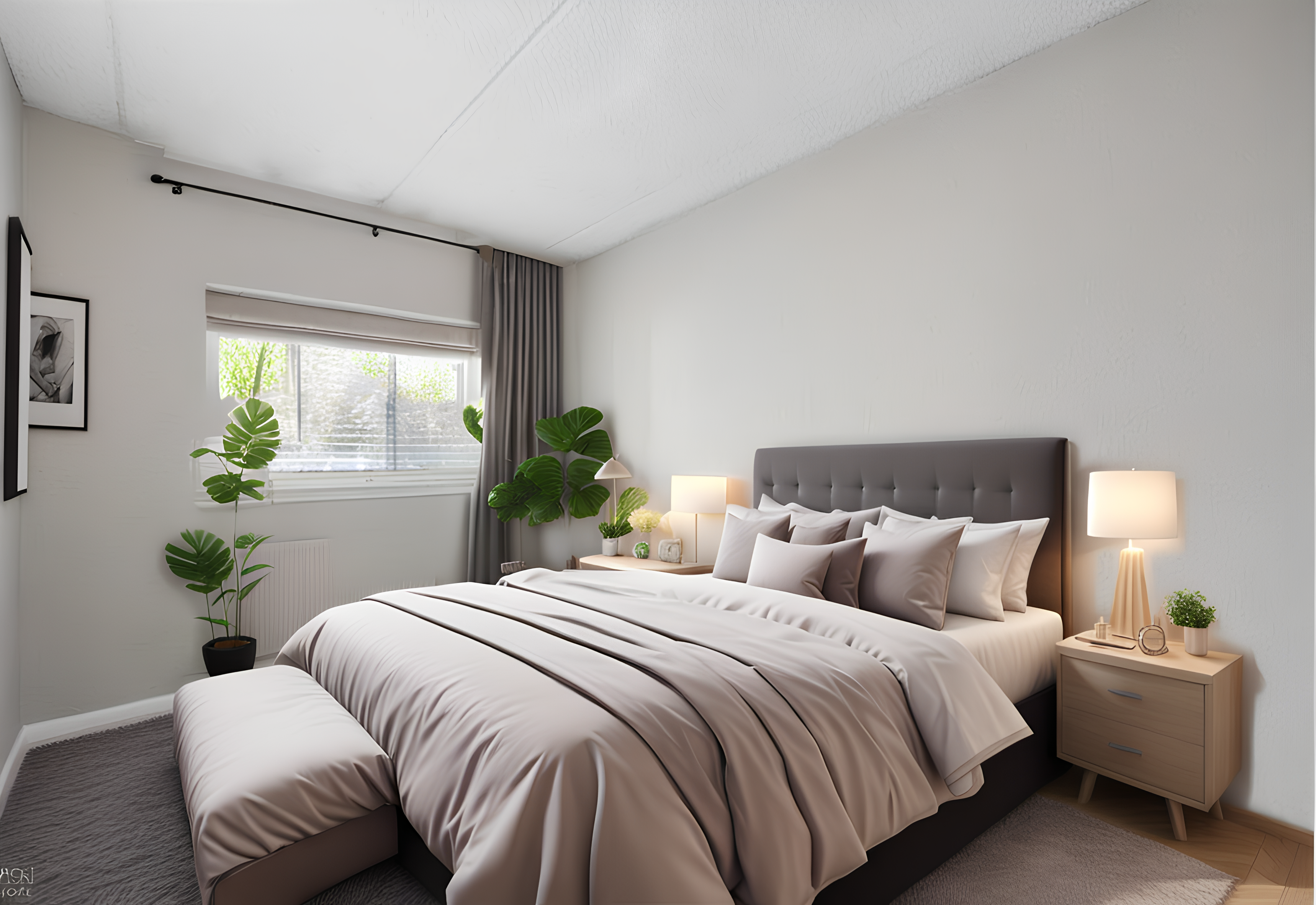 Comfortable bedroom